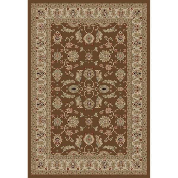 Concord Global 6 ft. 7 in. x 9 ft. 3 in. Jewel Antep - Brown 44486